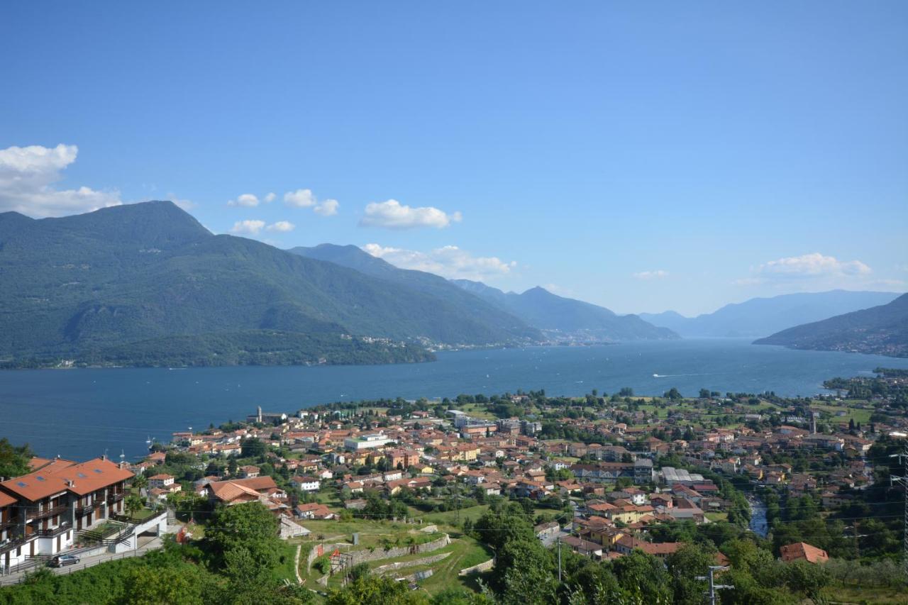 Casa di campagna Tony con piscina e vista lago Gravedona Esterno foto